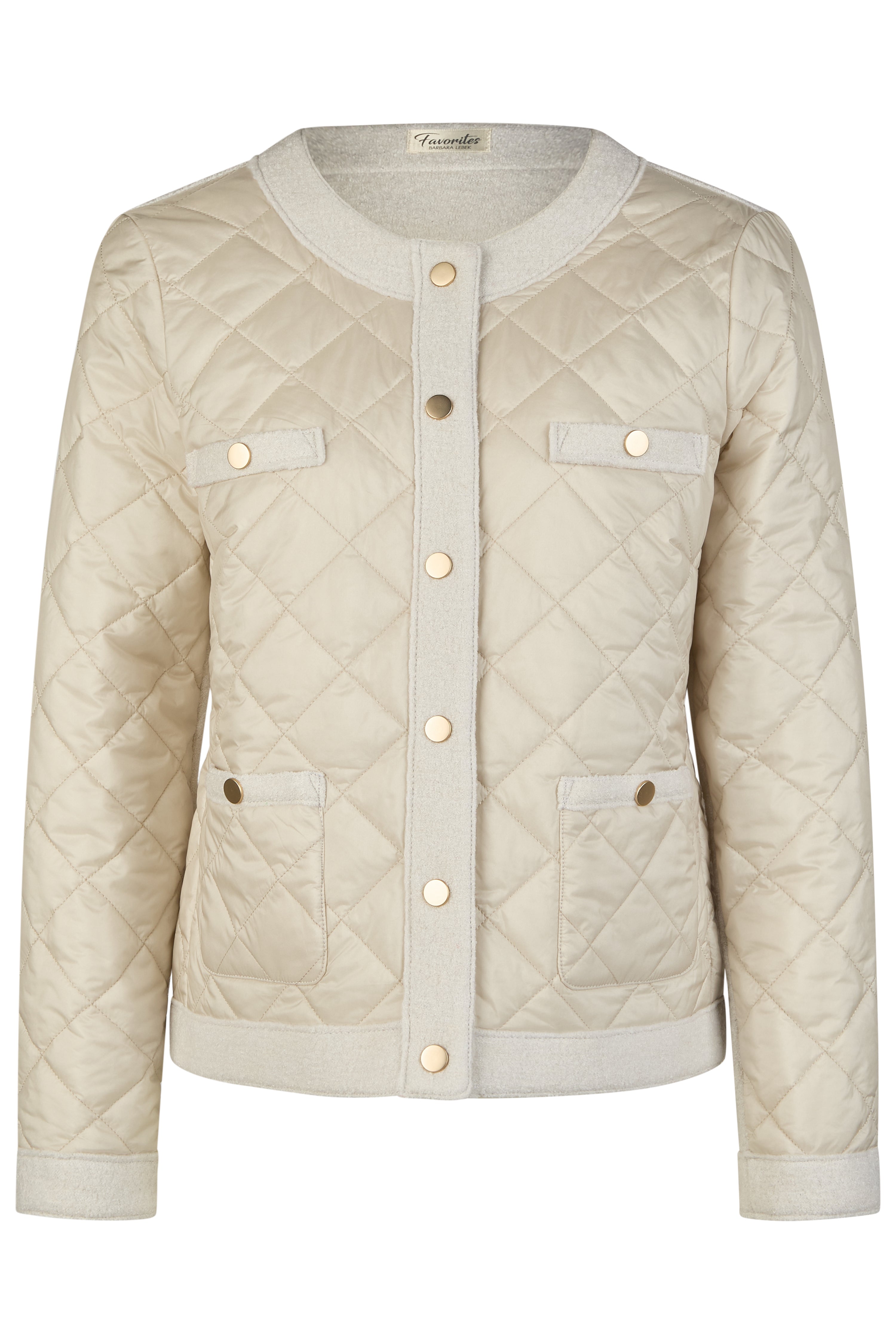 Chalk Quilted Jacket - 7510