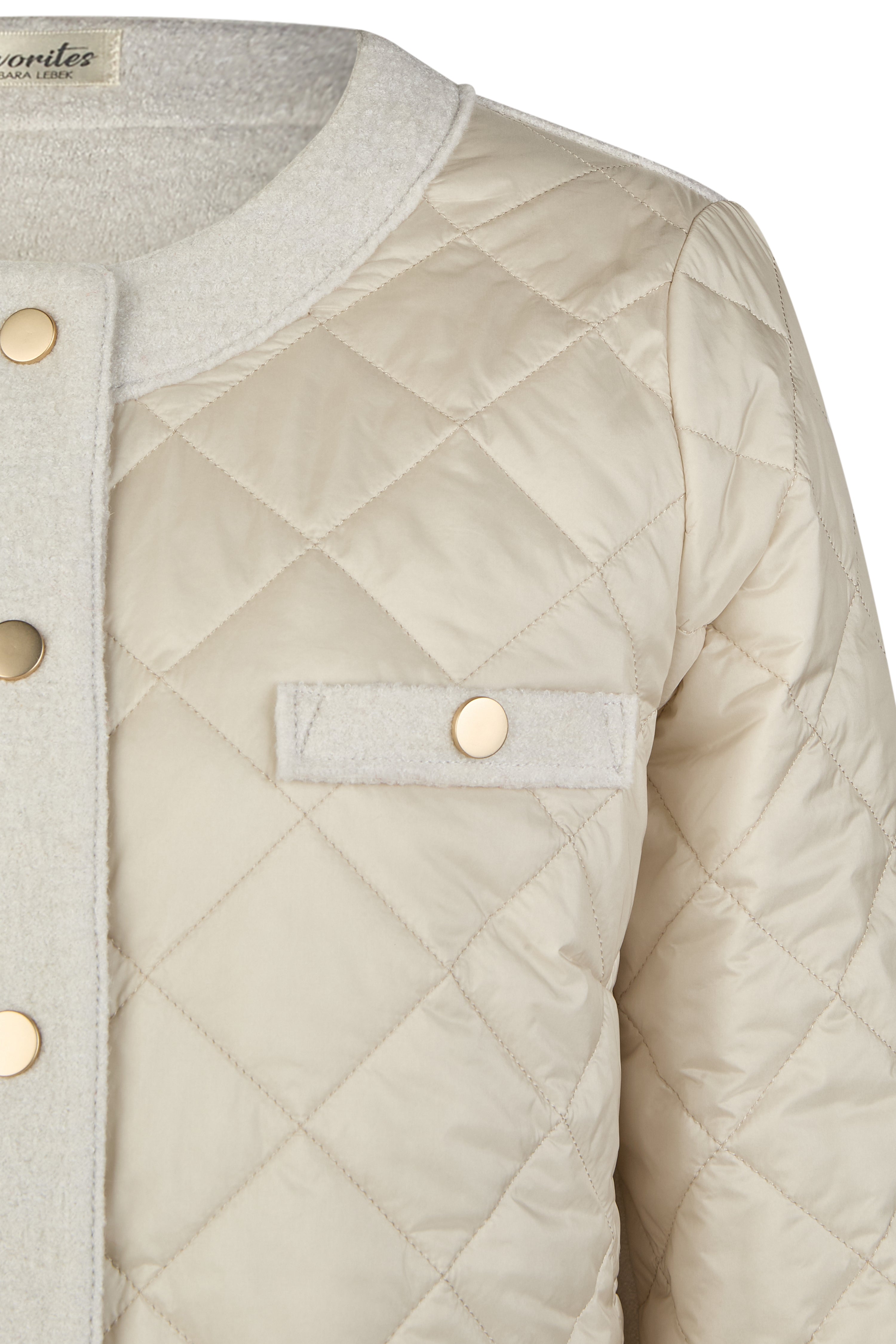 Chalk Quilted Jacket - 7510