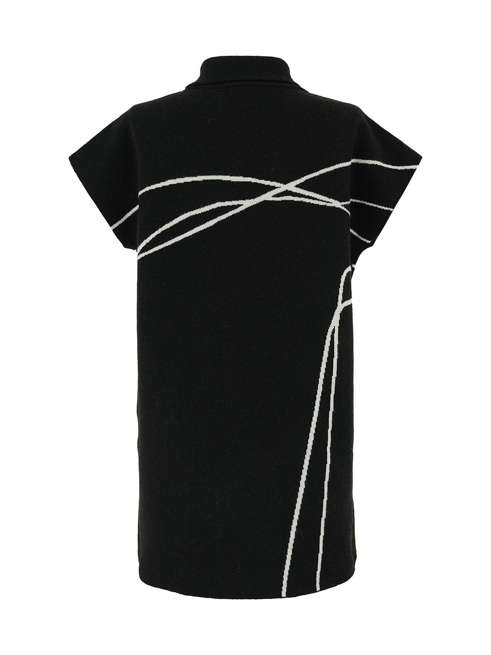 Black Long Line Tunic - 75303