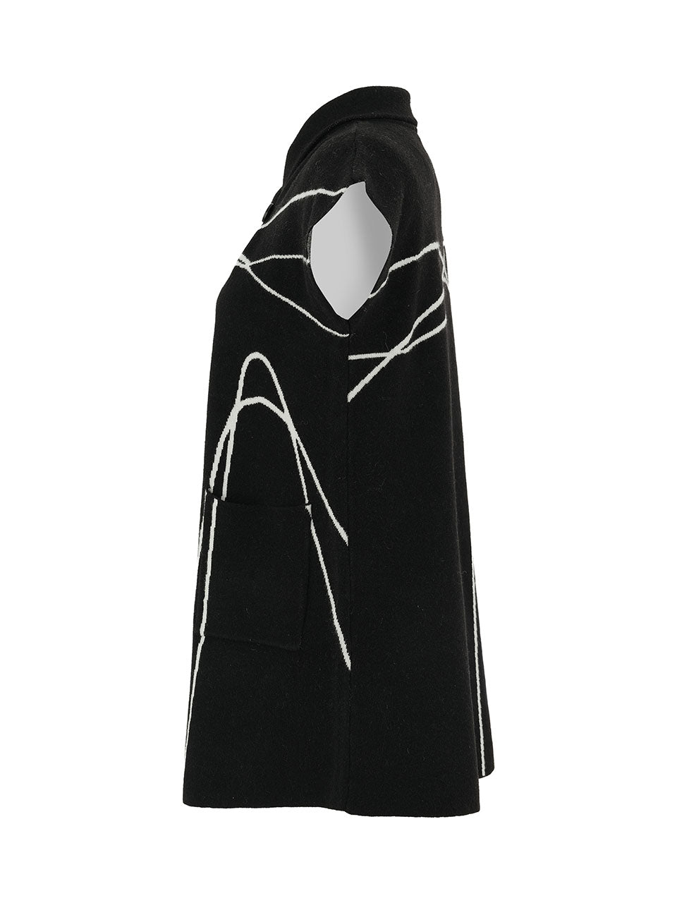 Black Long Line Tunic - 75303