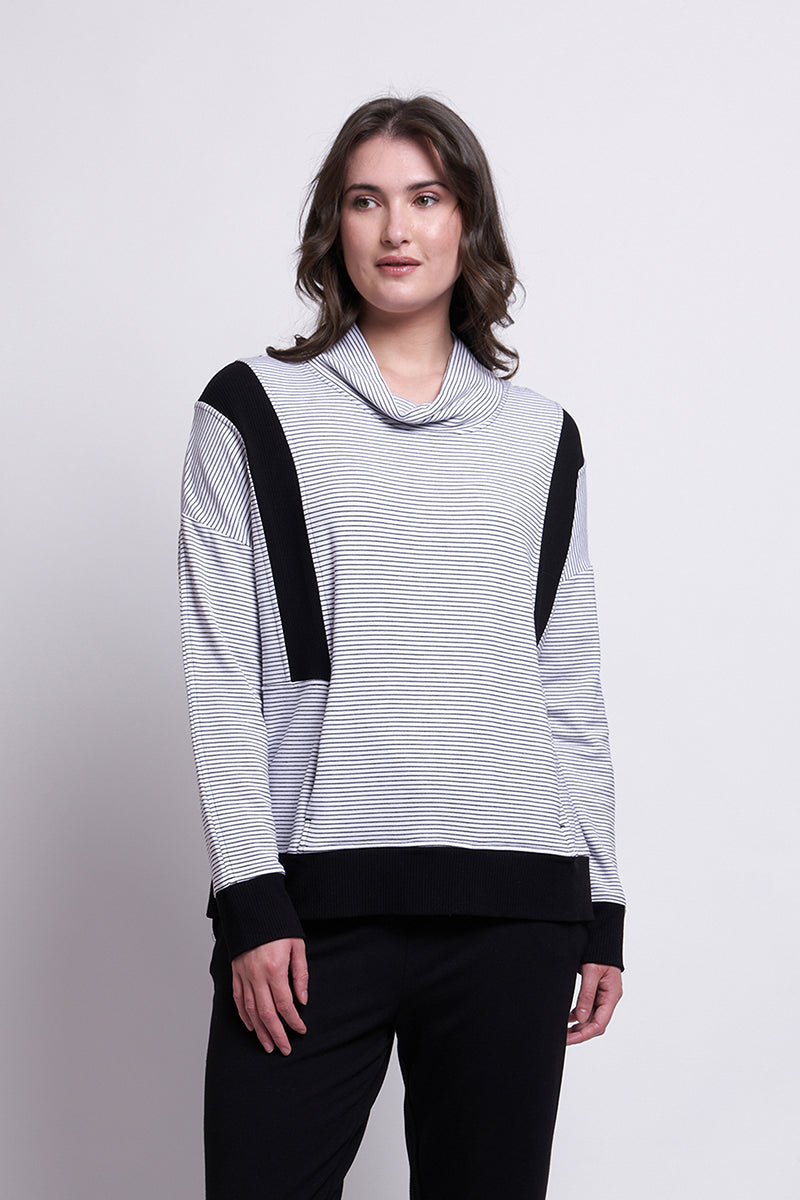 Two Easy Stripe Sweater - 7603