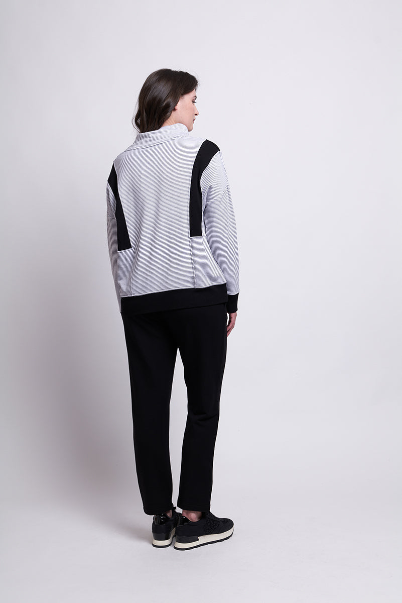 Two Easy Stripe Sweater - 7603