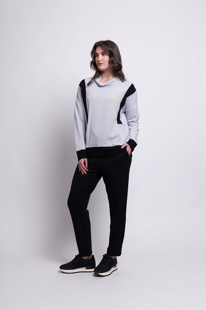 Two Easy Stripe Sweater - 7603