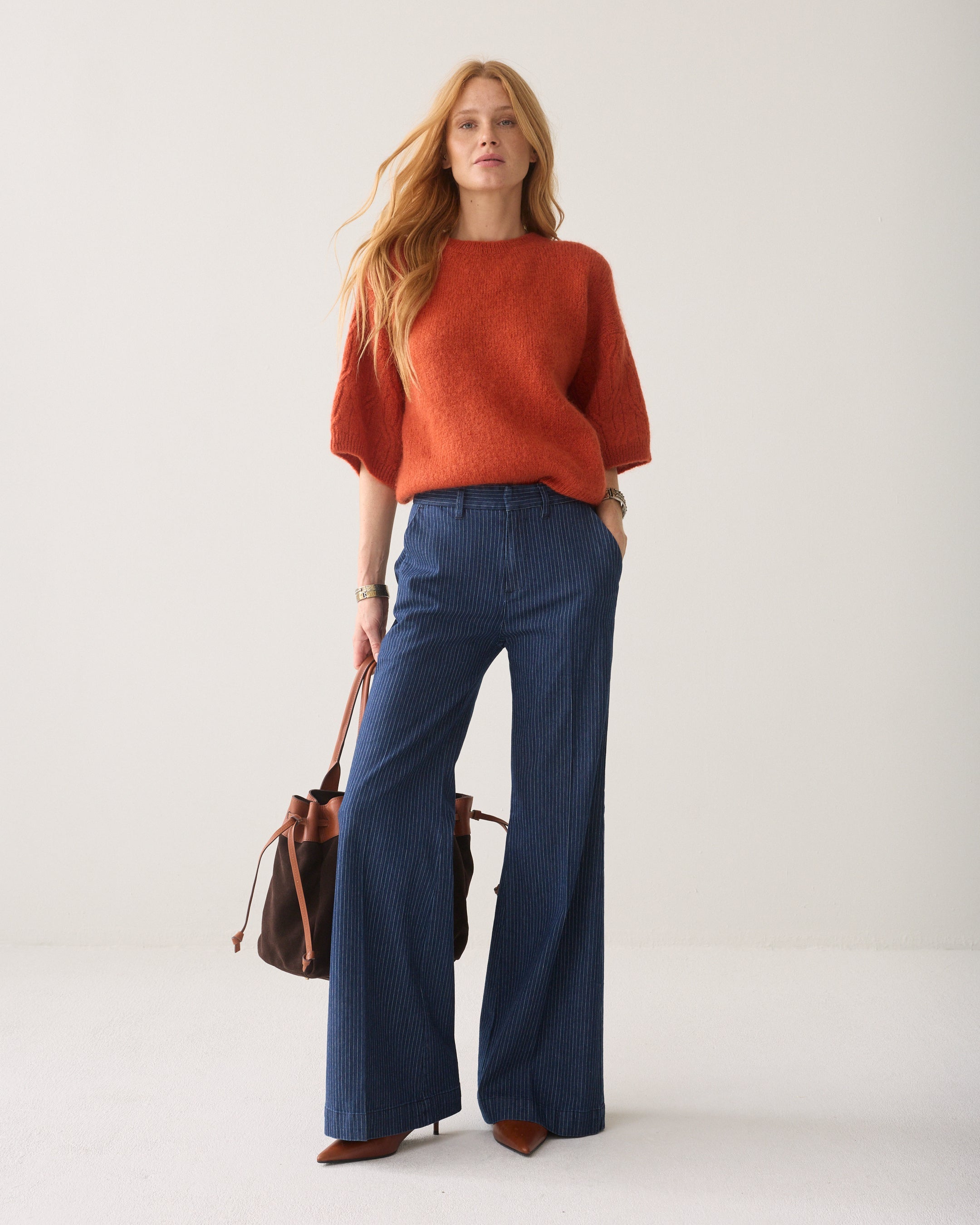 Goji Berry Boxy Sweater - 7s8040