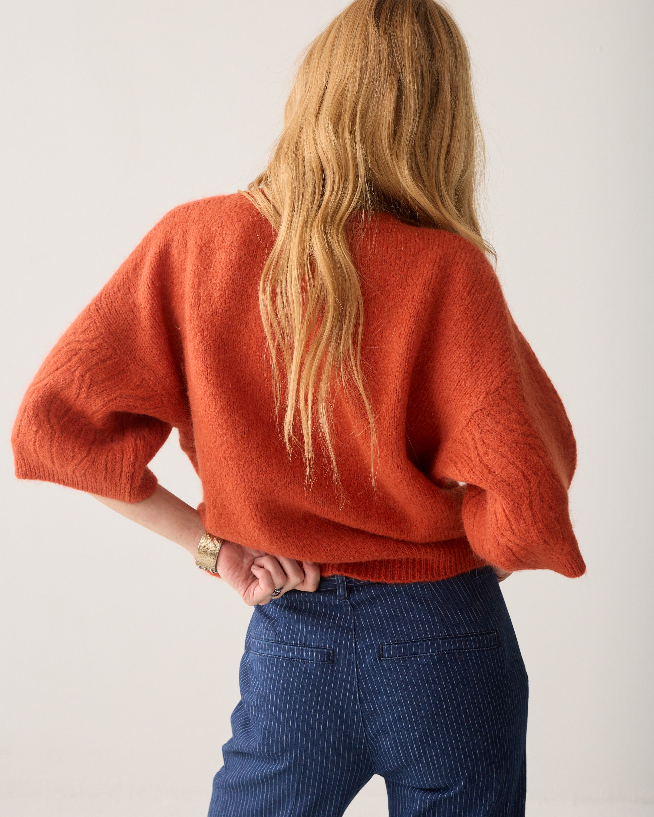 Goji Berry Boxy Sweater - 7s8040