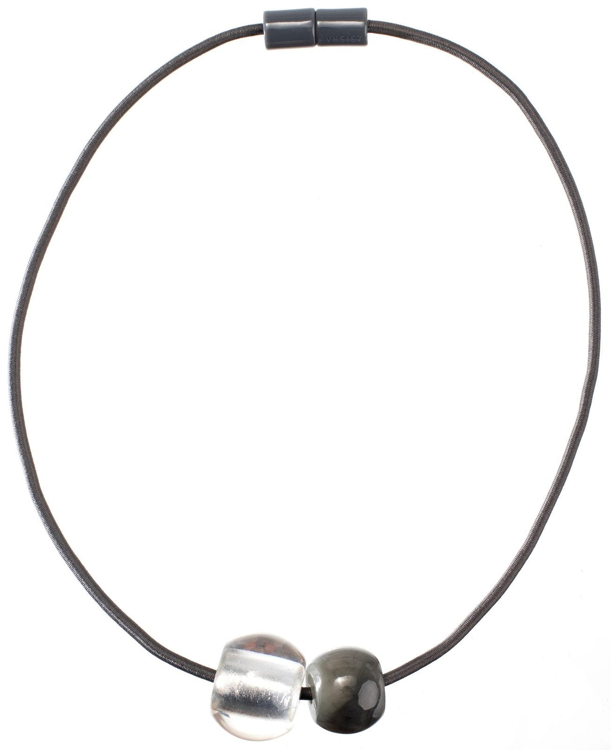 Radiance Silver Grey Necklace