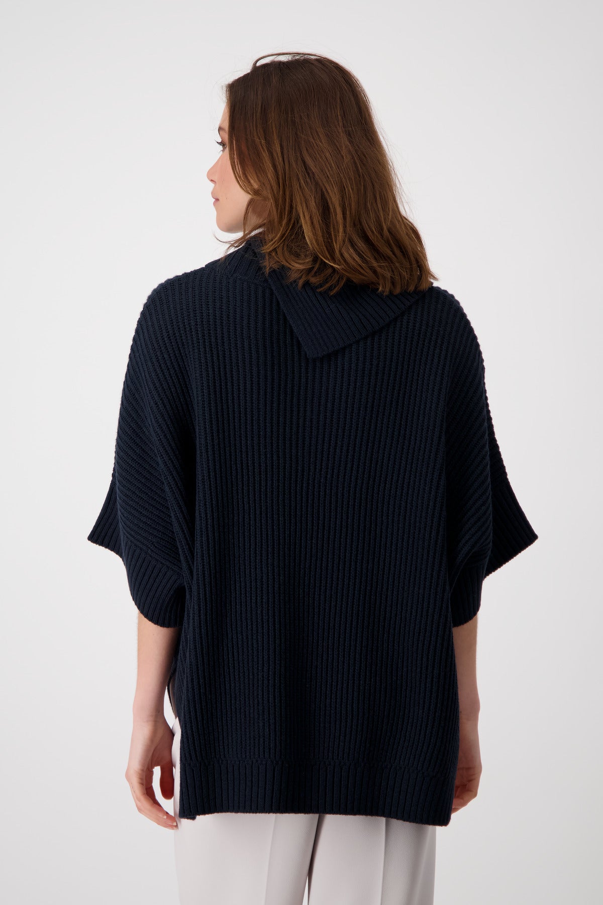 Denim Poncho Pullover - 807926