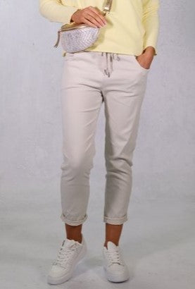 Beige Joggers - 814136