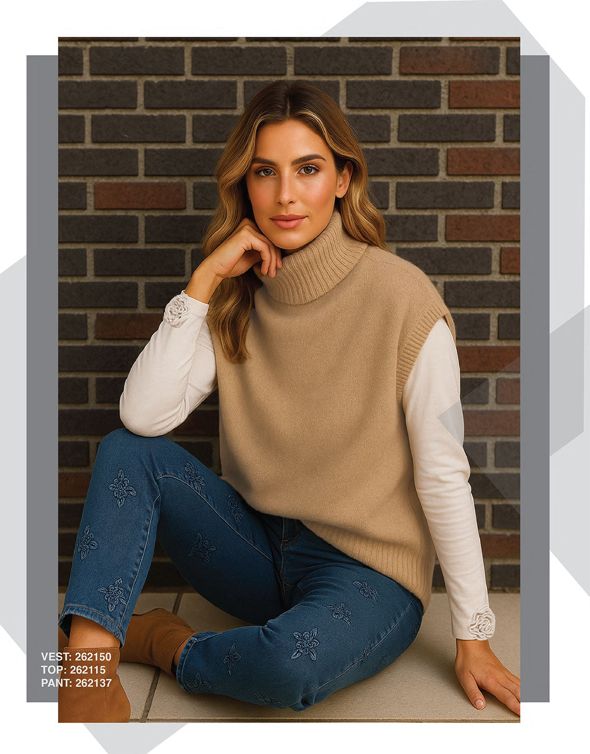 Camel Roll Neck Slipover - 262150