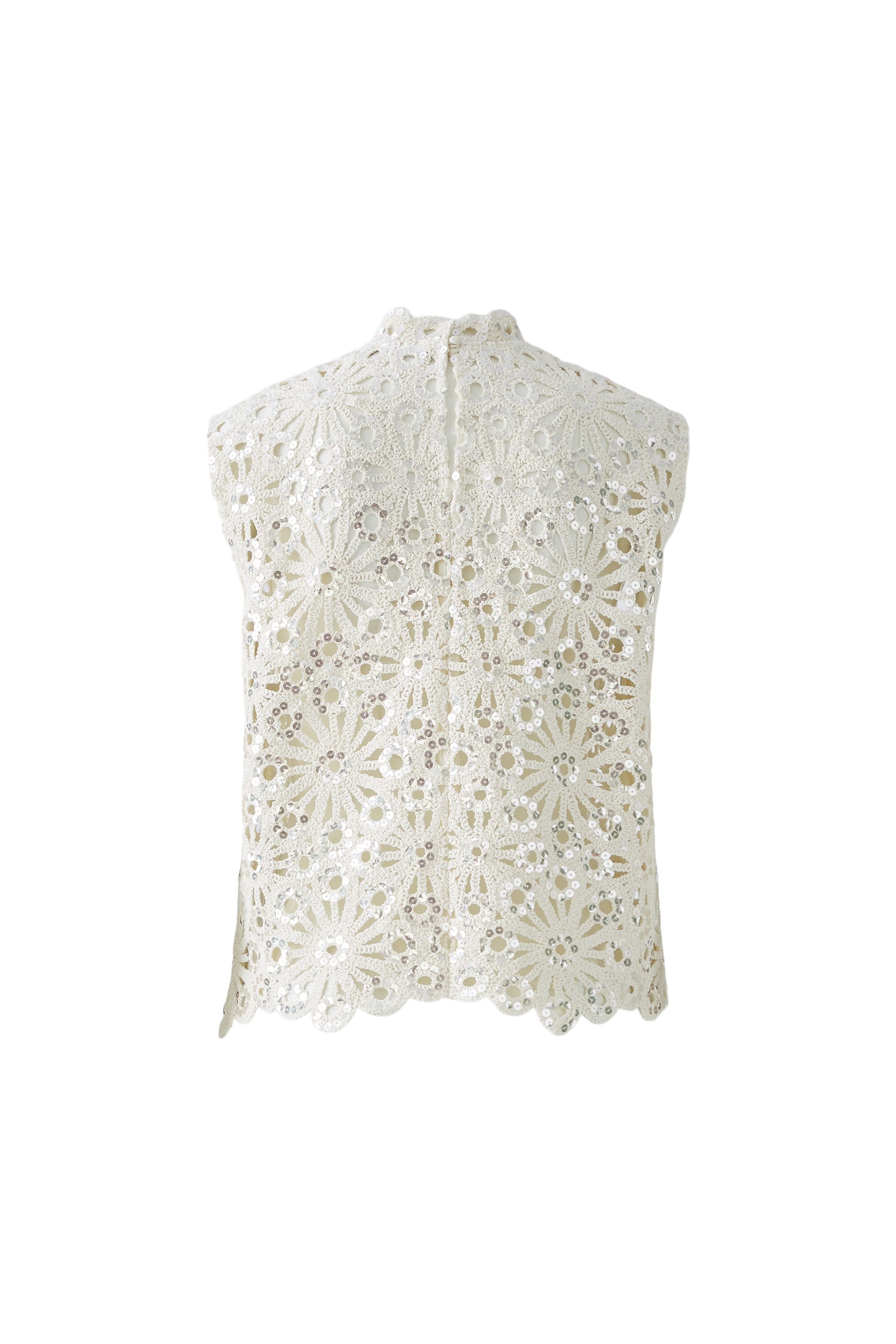 Biscuit Sleeveless Blouse - 92931