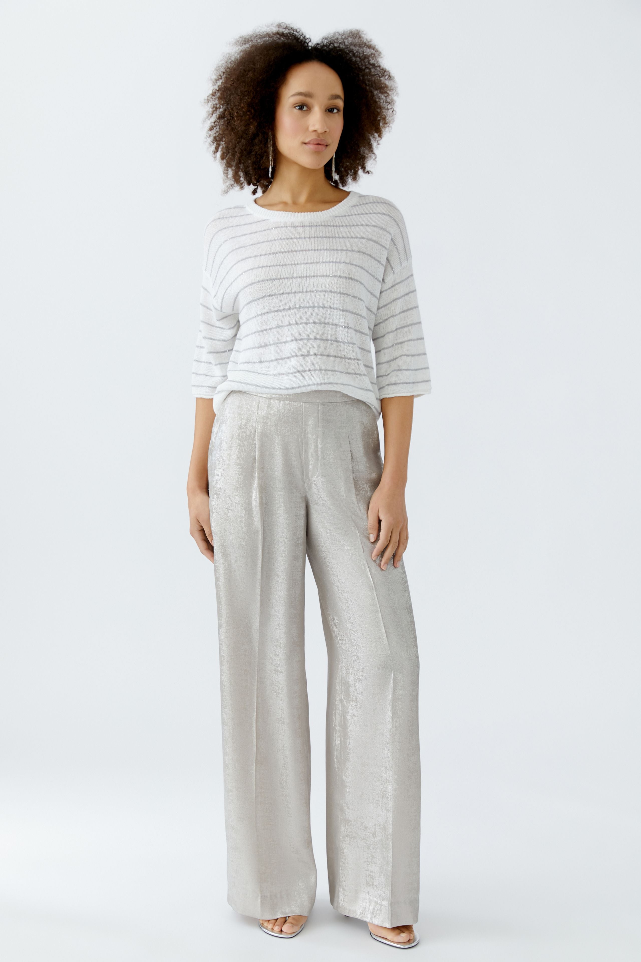 Marlene Silver Trousers - 93012