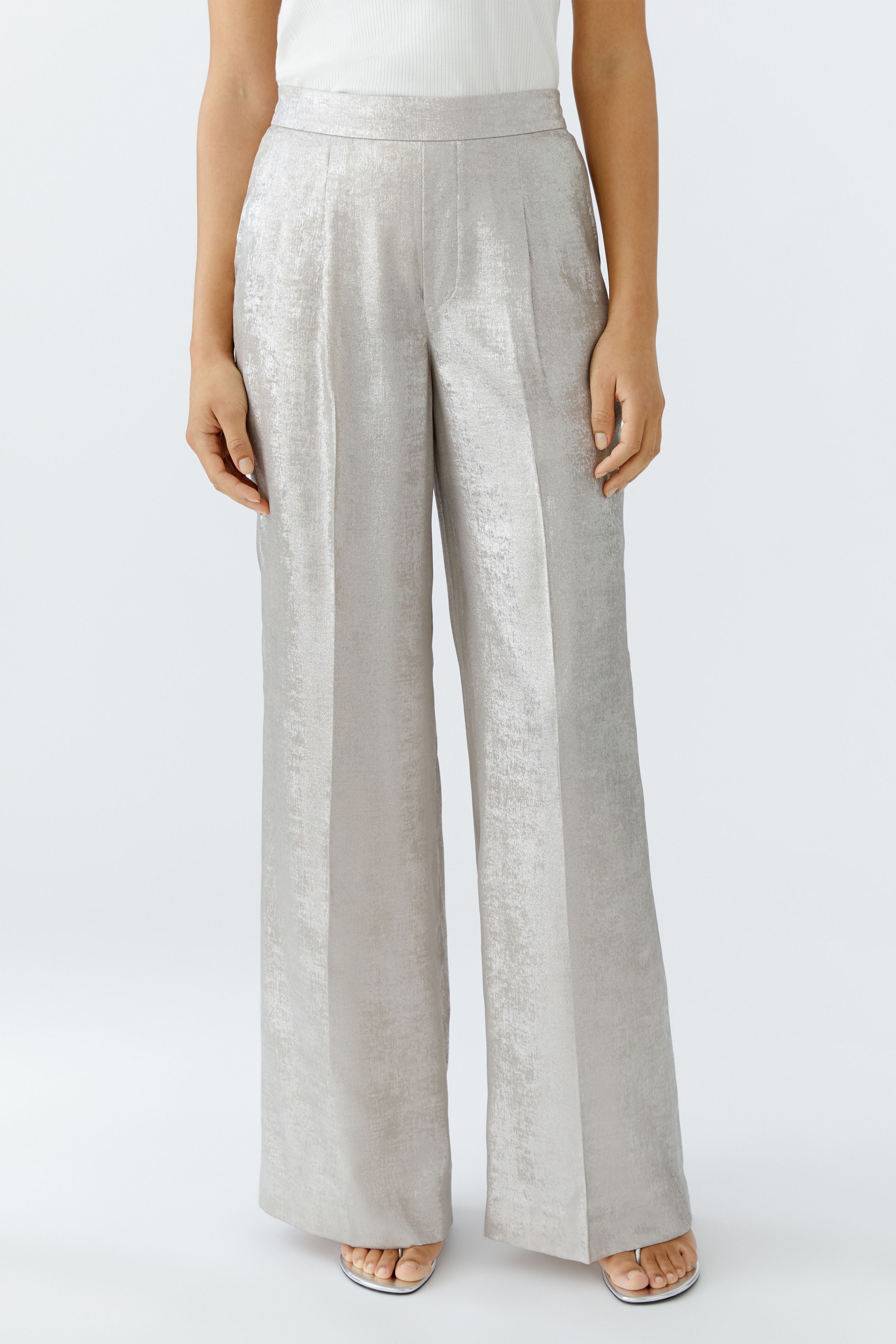 Marlene Silver Trousers - 93012