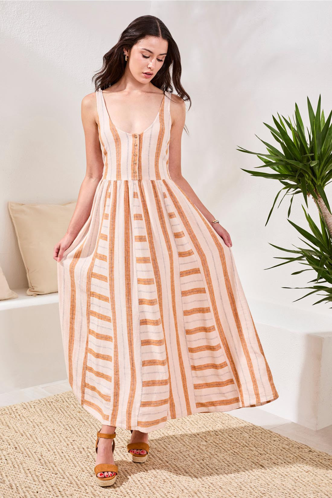 Sahara Beige Dress - 950O