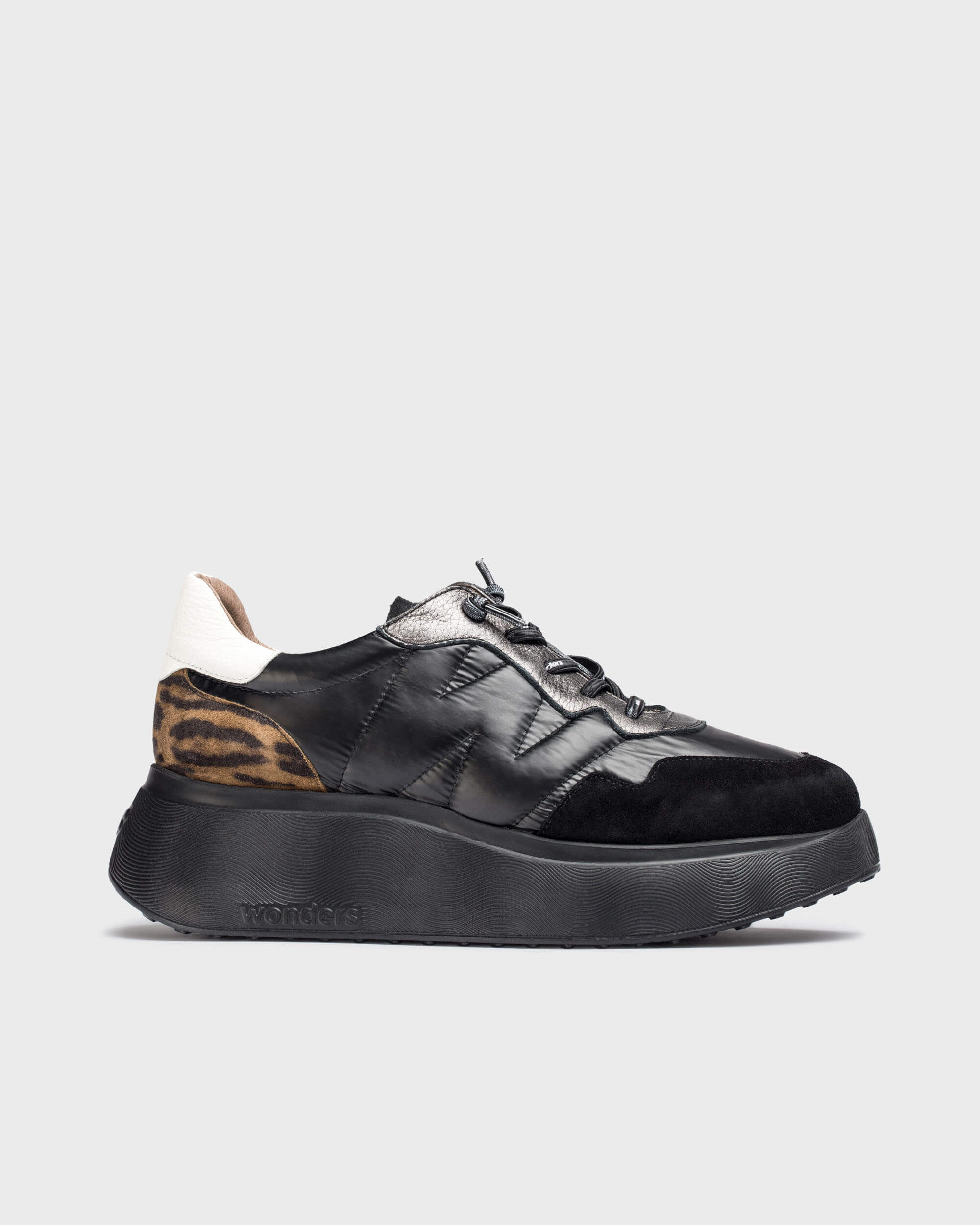 Black Combi Shoes - A-3610