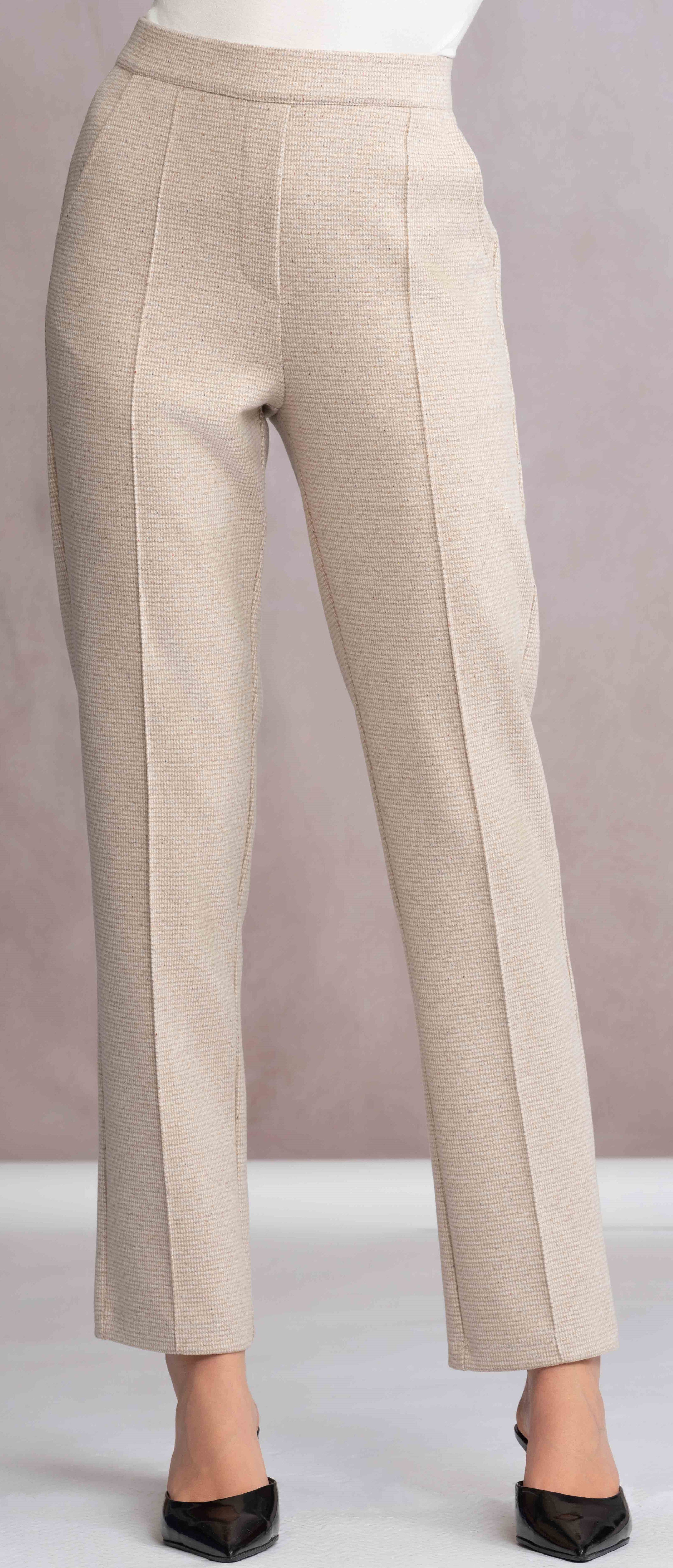 Camel Pull On Trousers - A46022