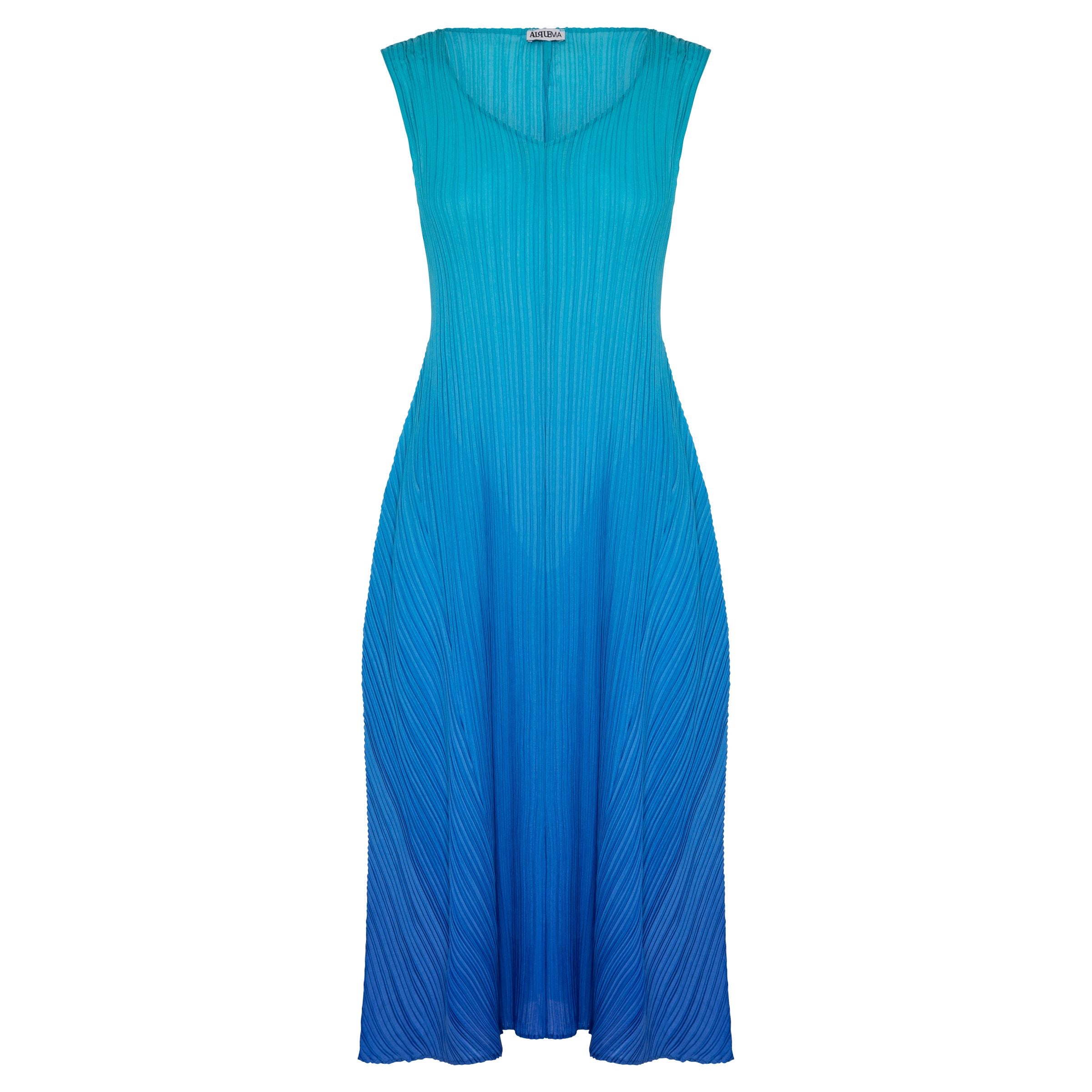 Aqua Royal Estrella Dress & Collare Coat