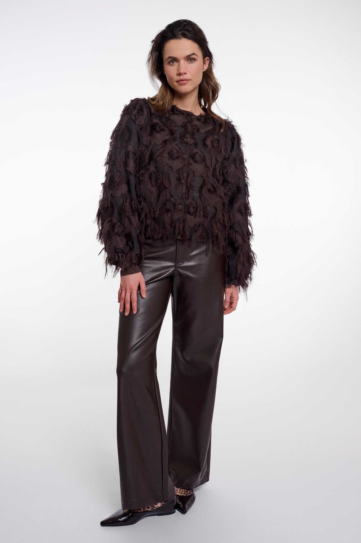 Alm Peated Fringe Jacket -7002612