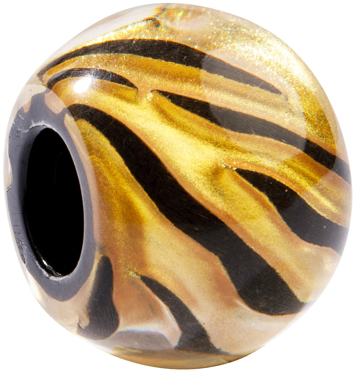 Bliss Gold Stripe Glitz Bead