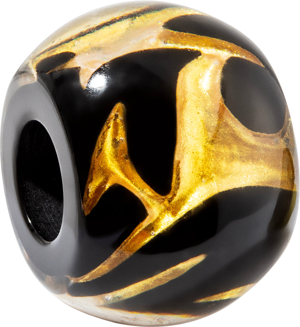 Bliss Gold Swirl Glitz Bead
