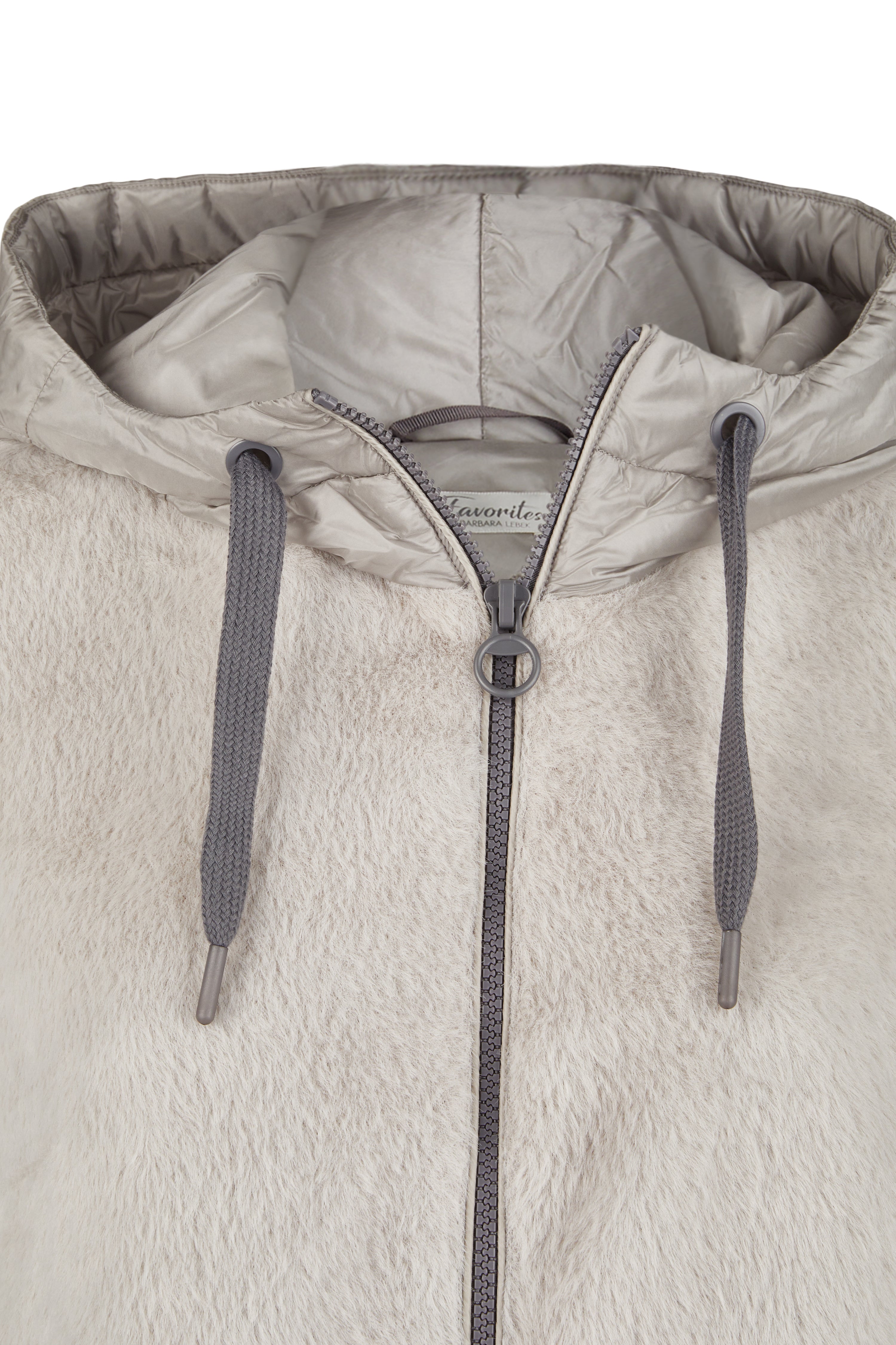 Steel Grey Long Line Gilet - 36040052