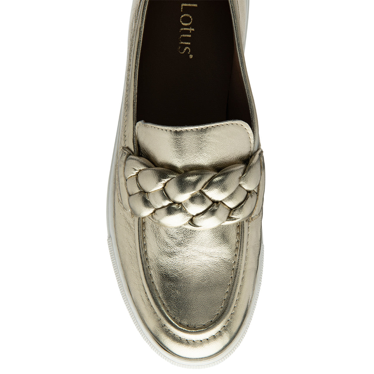Bertie Gold Loafers - ULS518