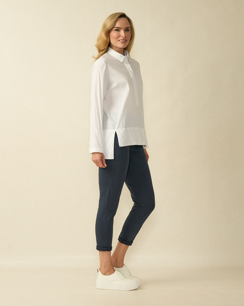 White Layering Shirt - CC1134
