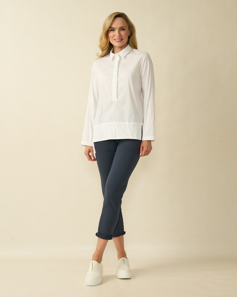 White Layering Shirt - CC1134