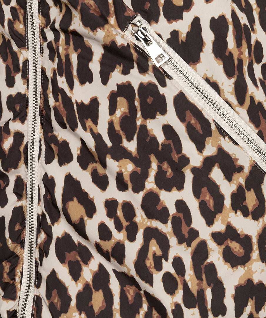 Sand Leopard Reversible Poncho - 37511