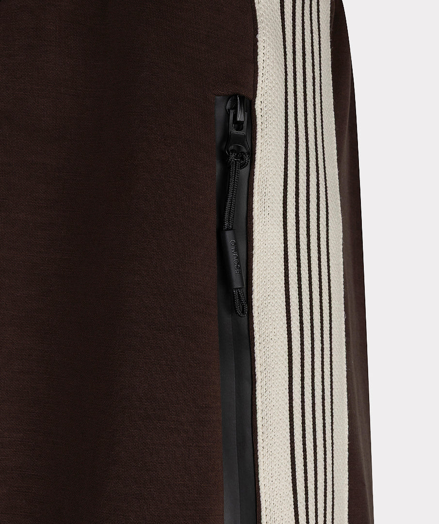 Cacao Side Stripe Trousers - 05506