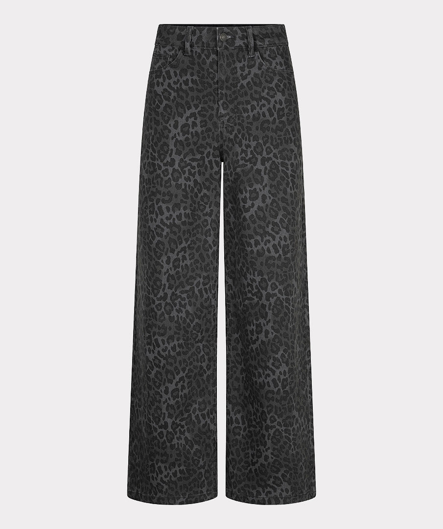 Animal Print Jeans - 12509