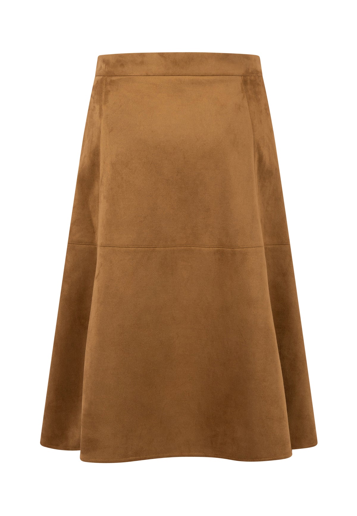 Salted Caramel Faux Suede Skirt - 26083832