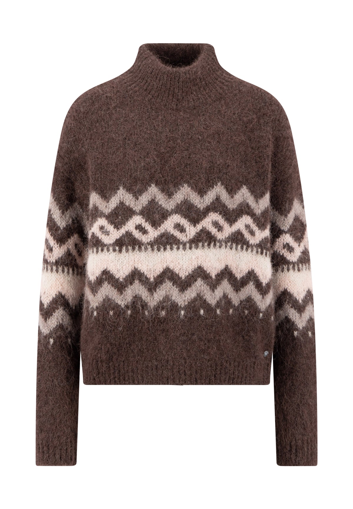 Espresso Norwegian Pullover - 26097470