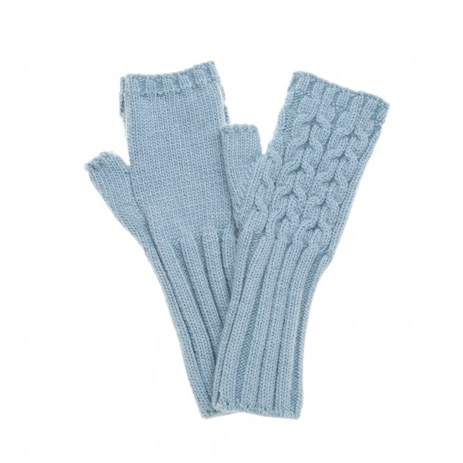 Ice Blue Wrist Warmers - G103