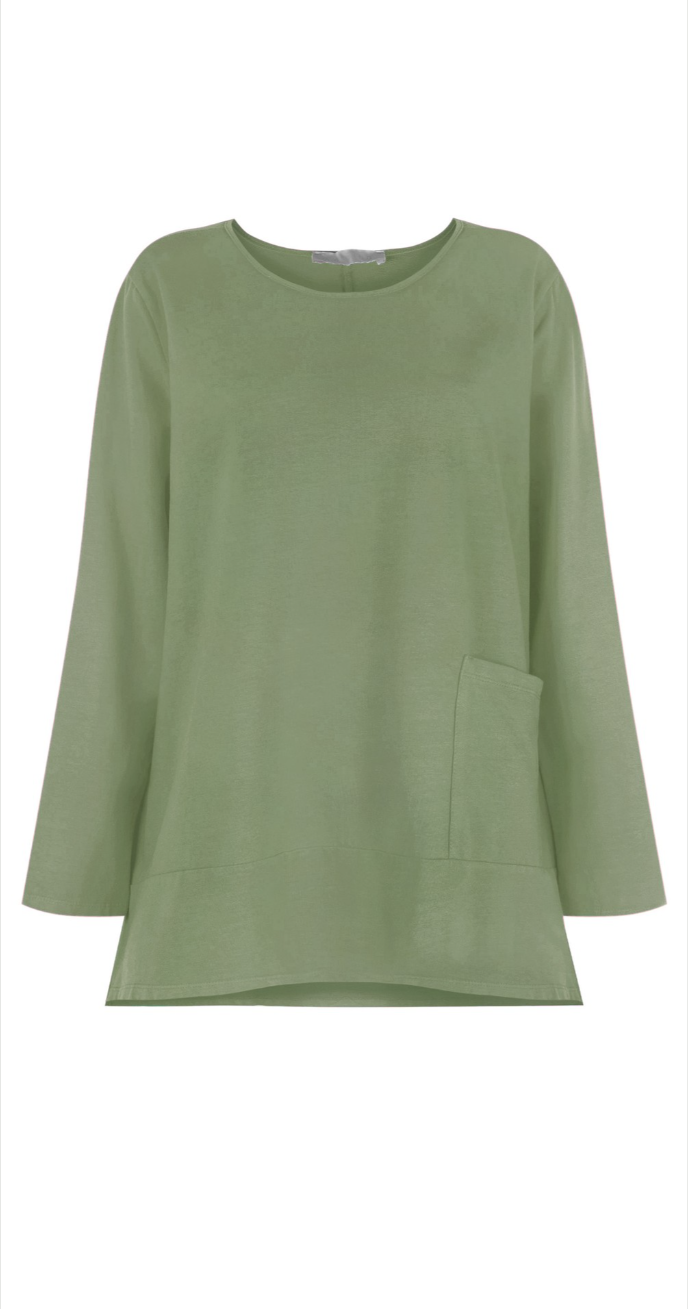Georgie Khaki Oversized Top