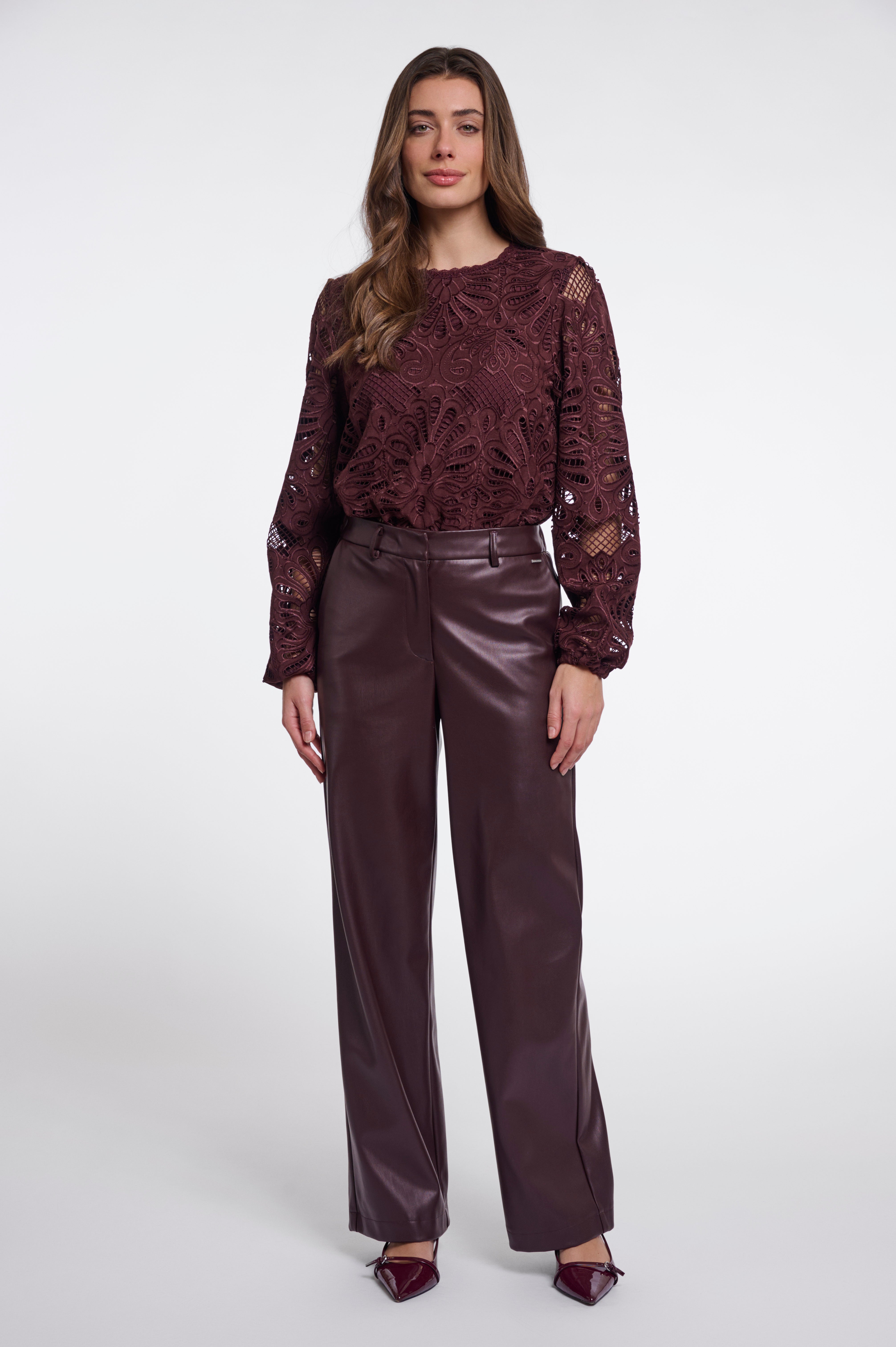 Georgina Chocolate Bean Trousers - 7502611