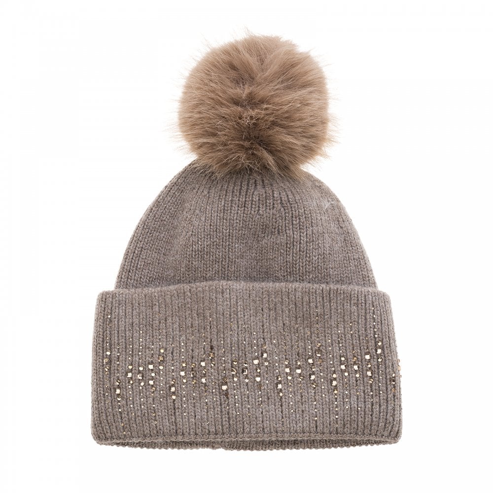 Cappuccino Diamante Hat - HAT64