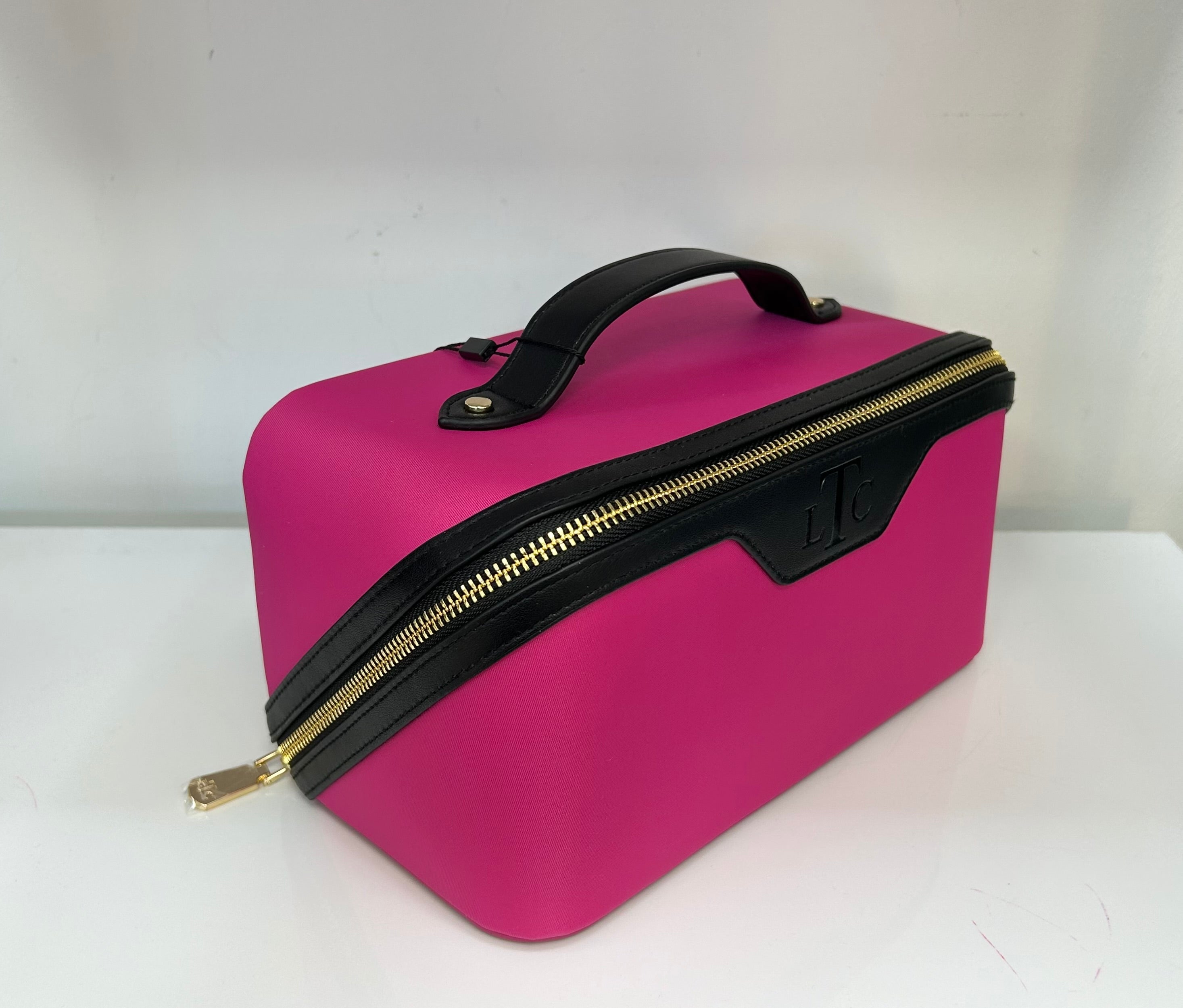 Pink & Black Train Case - AL9048