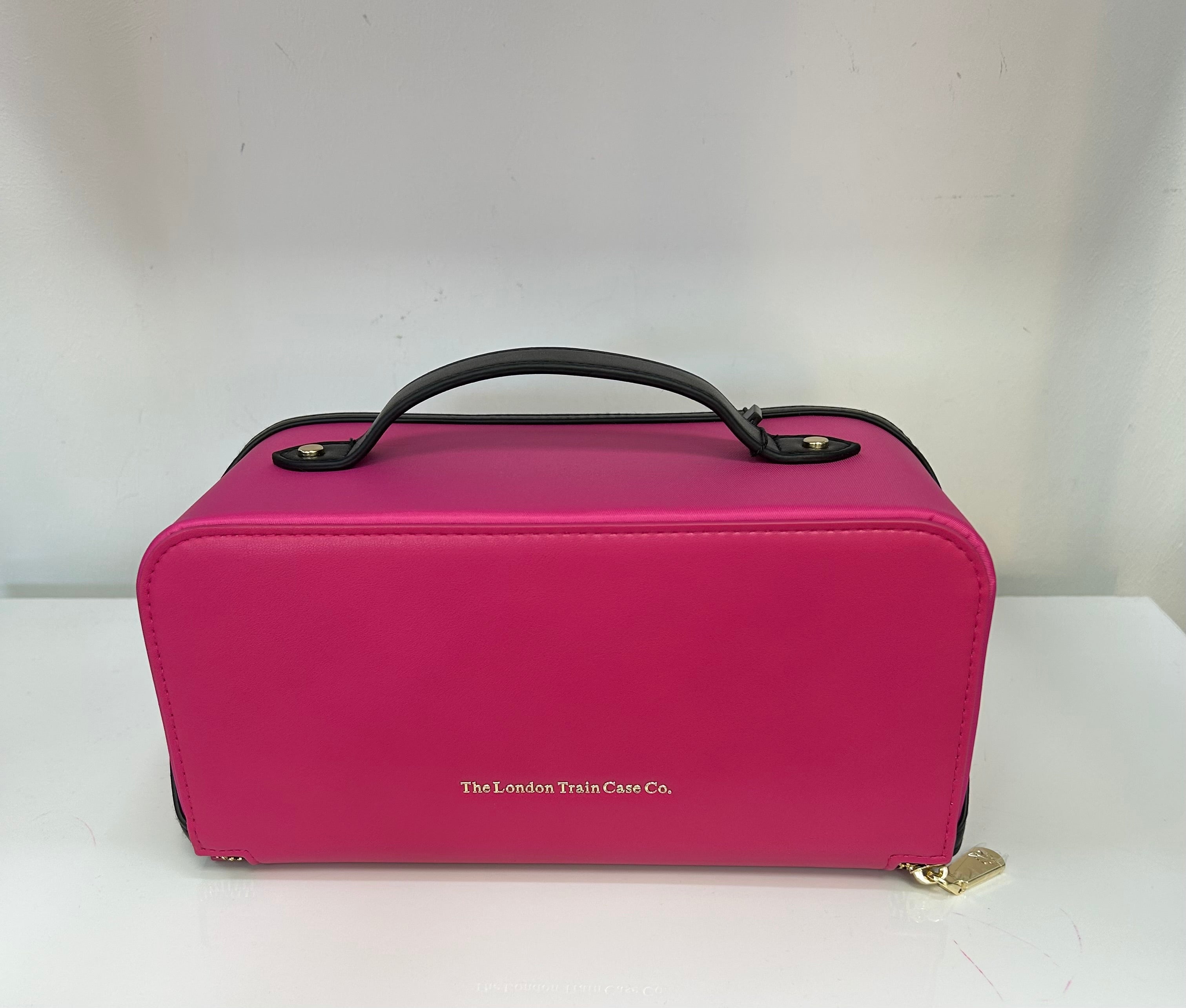 Pink & Black Train Case - AL9048