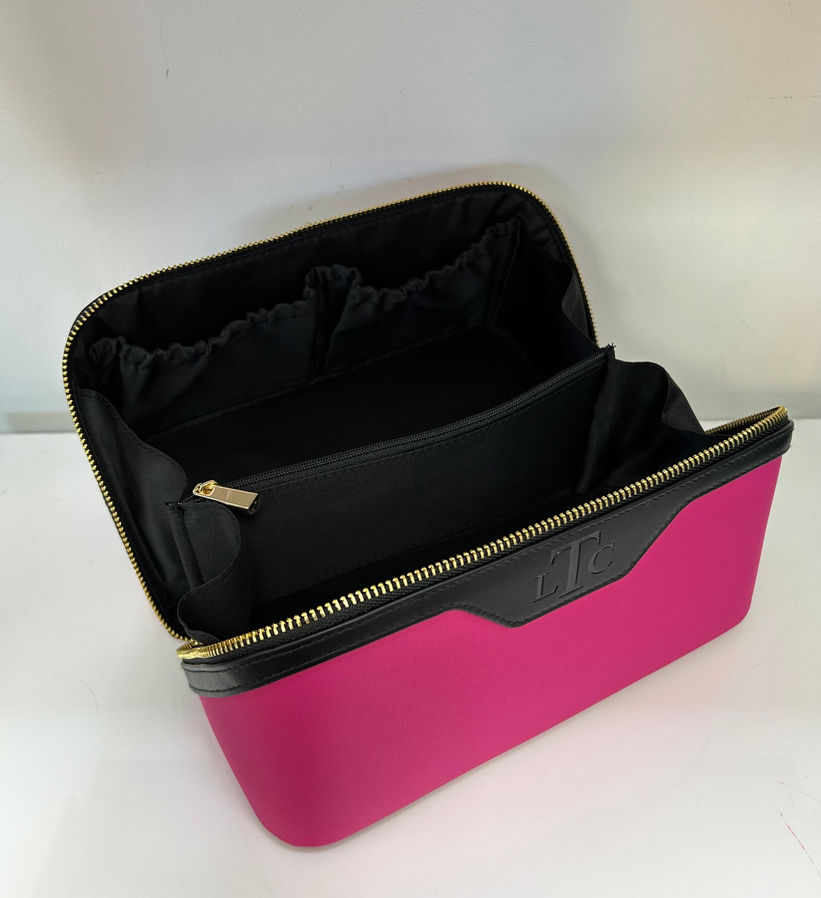 Pink & Black Train Case - AL9048