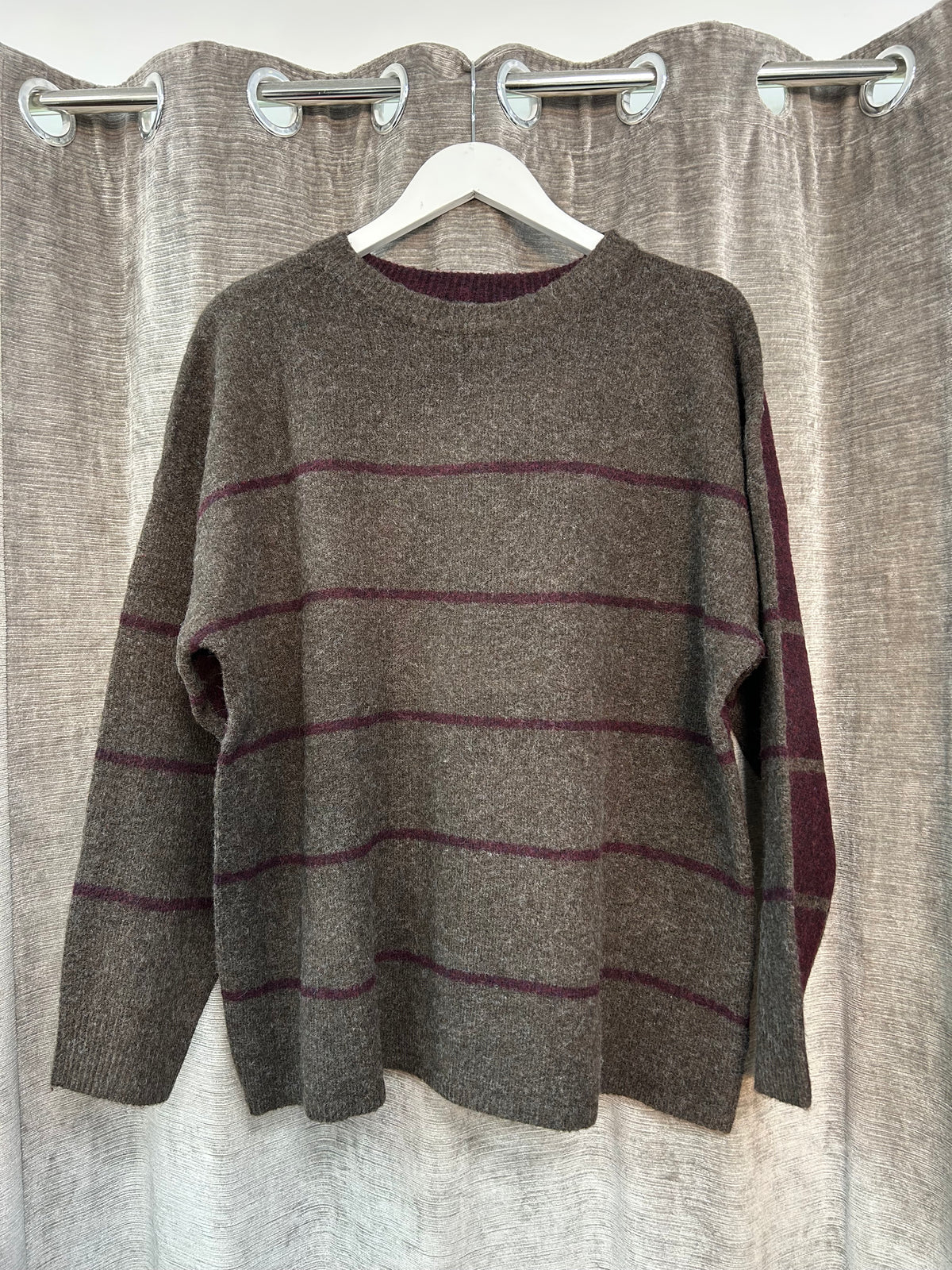 Chocolate Stripe Sweater - 6510