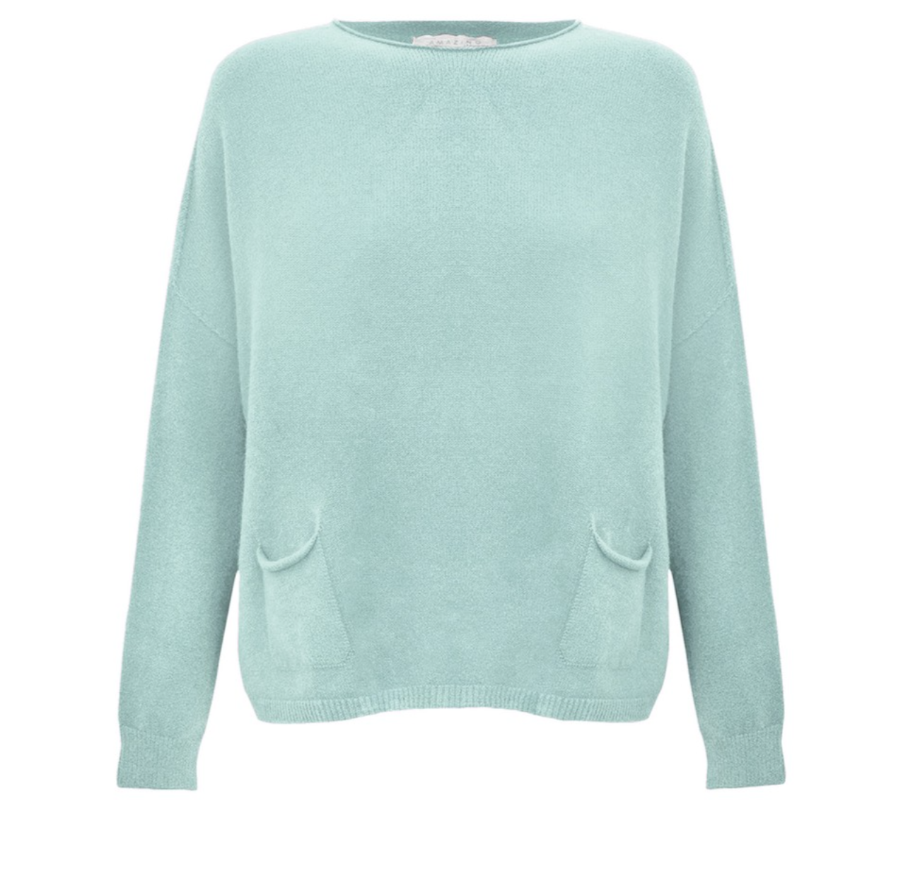 Jodie Seafoam Pocket Sweater