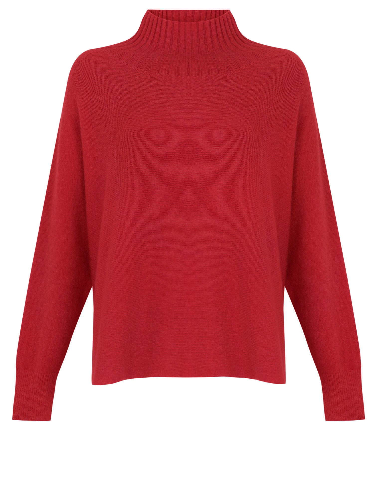 Jolie Rouge High Neck Sweater