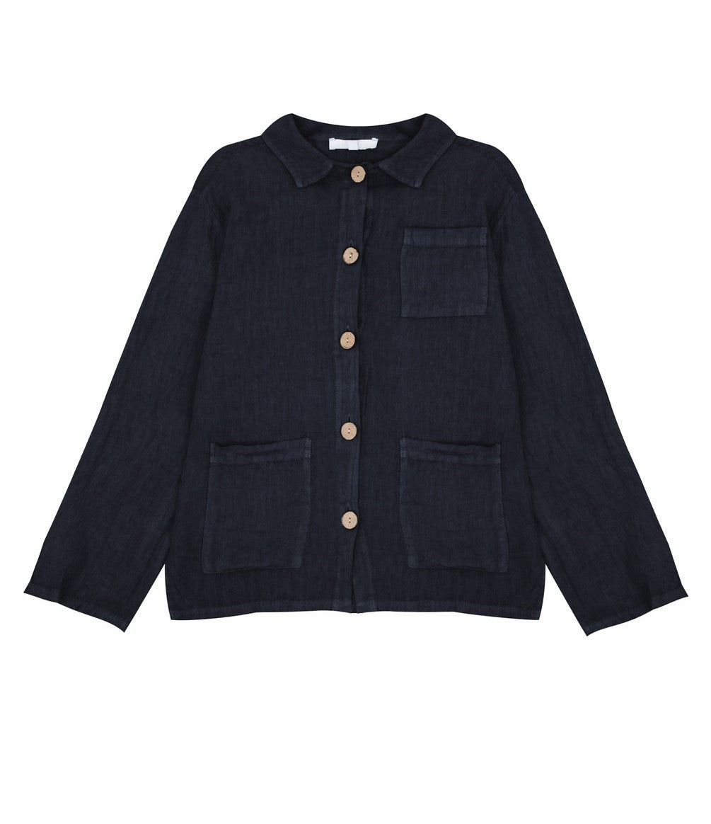 Keely Navy Chore Jacket