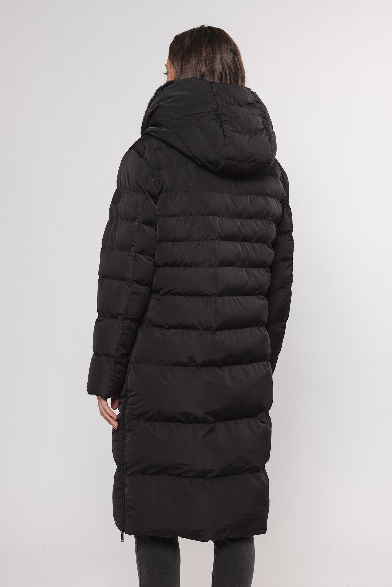 Keilafur Black Padded Coat