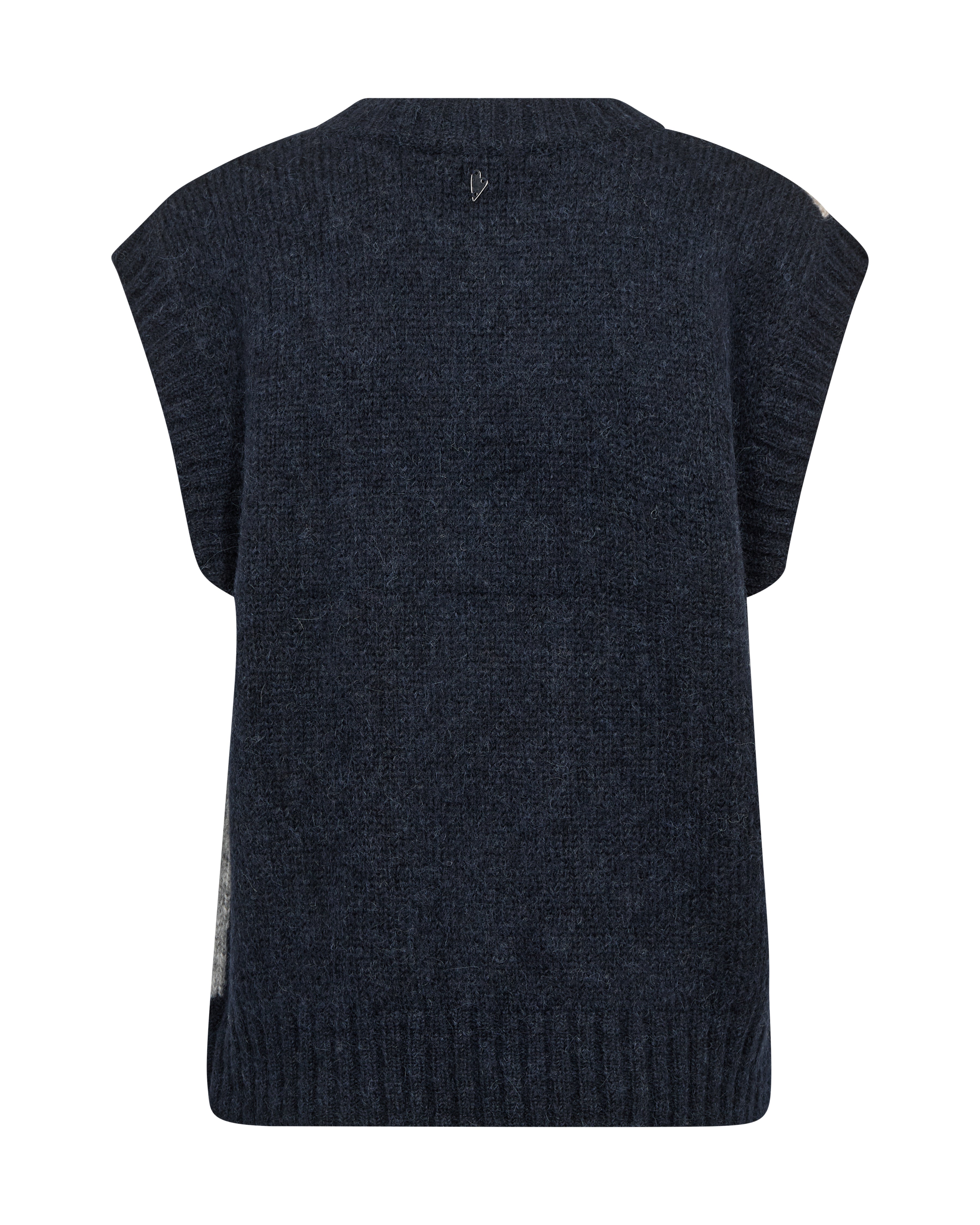 Jennine Salute Navy Knit Vest - 183090