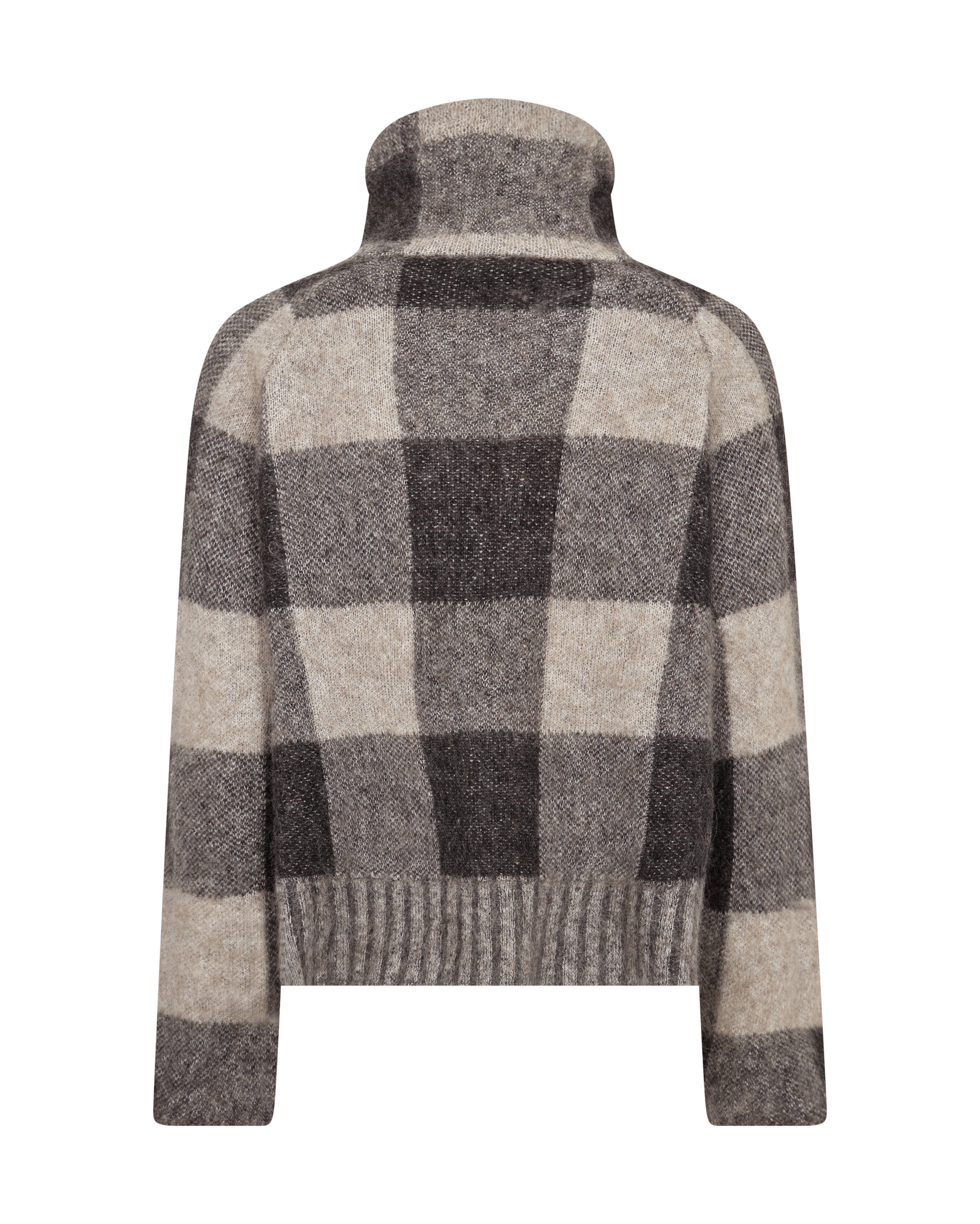 Maija Black Check Jumper - 182950