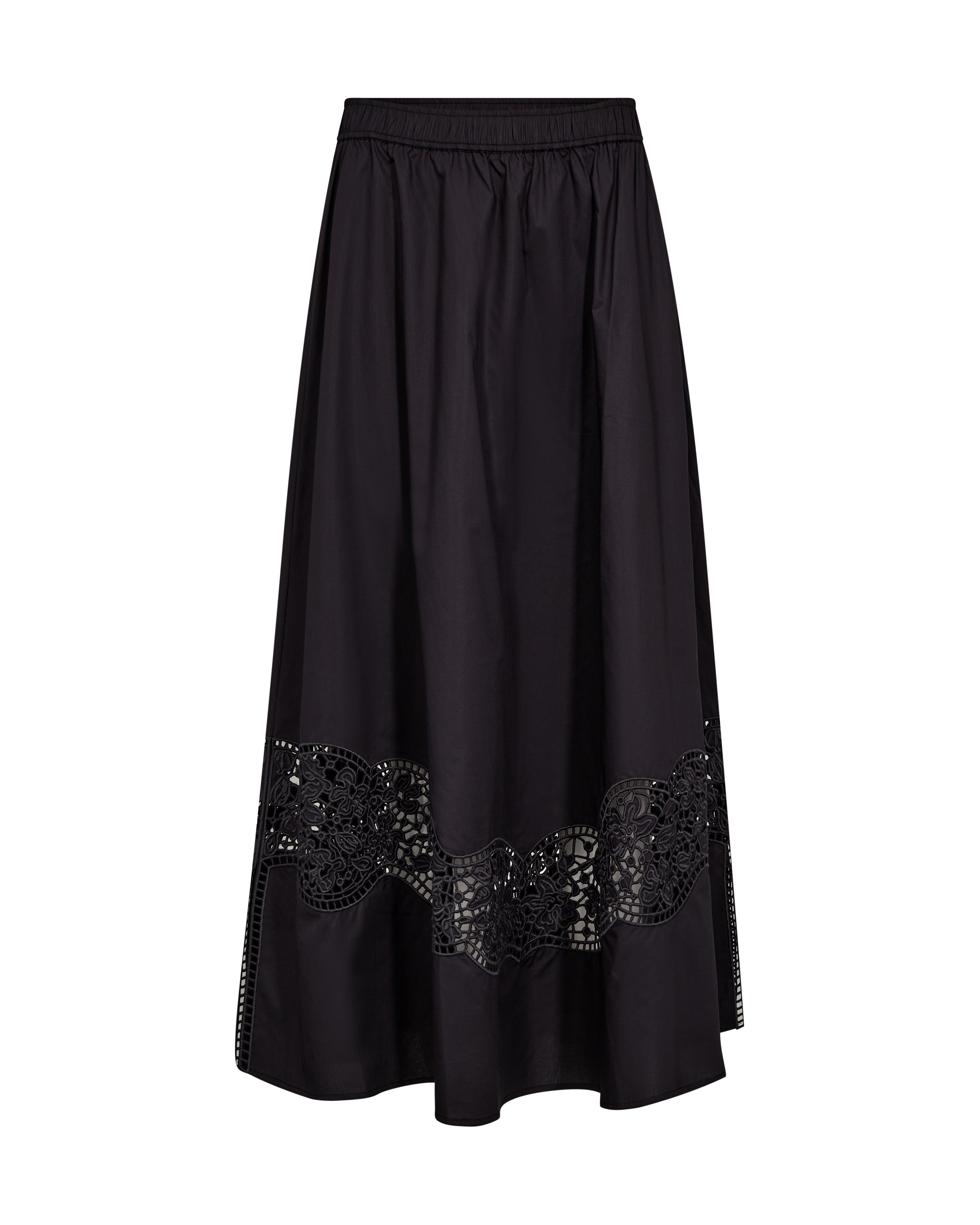 Black Redu Cotoni Skirt - 179720