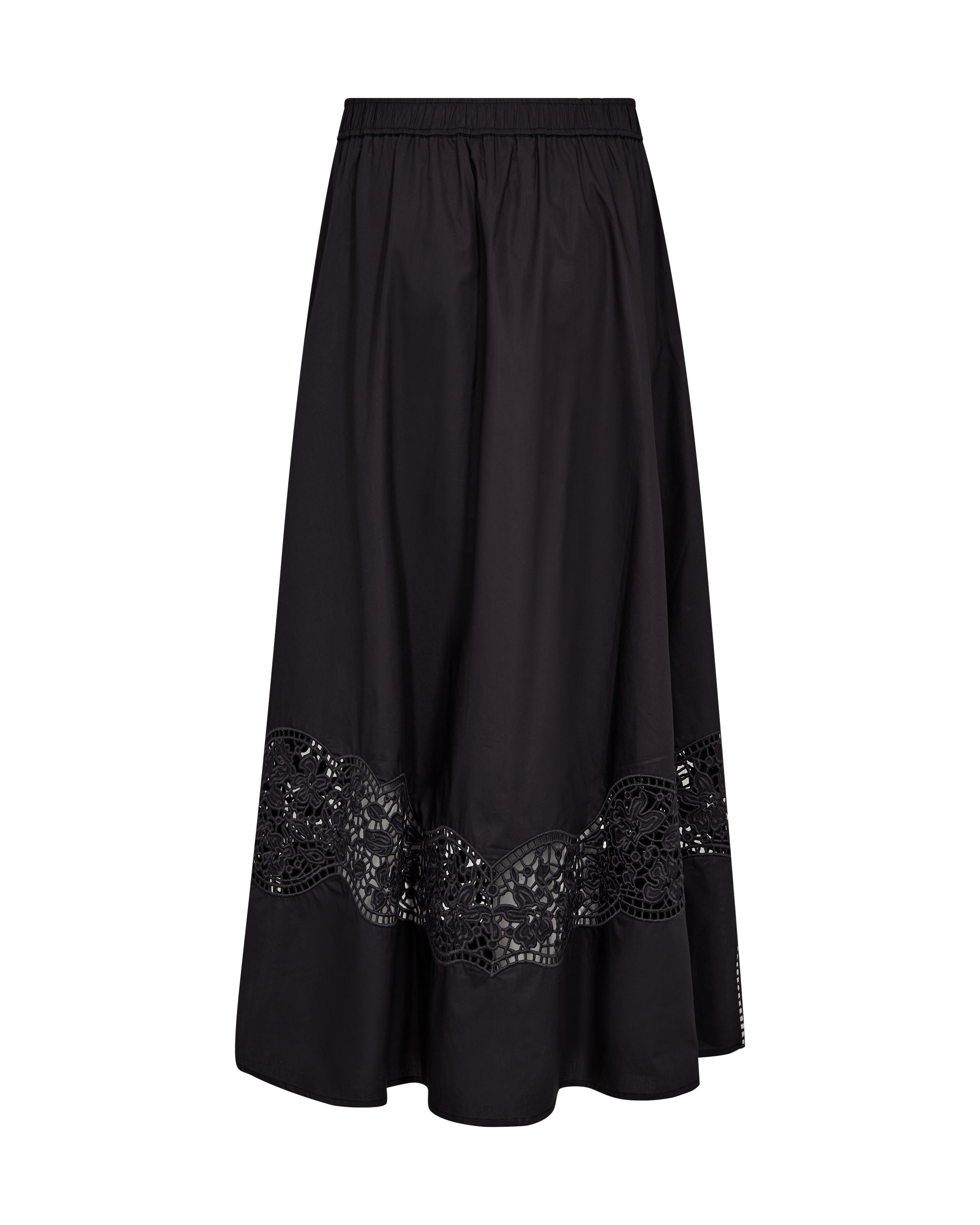 Black Redu Cotoni Skirt - 179720