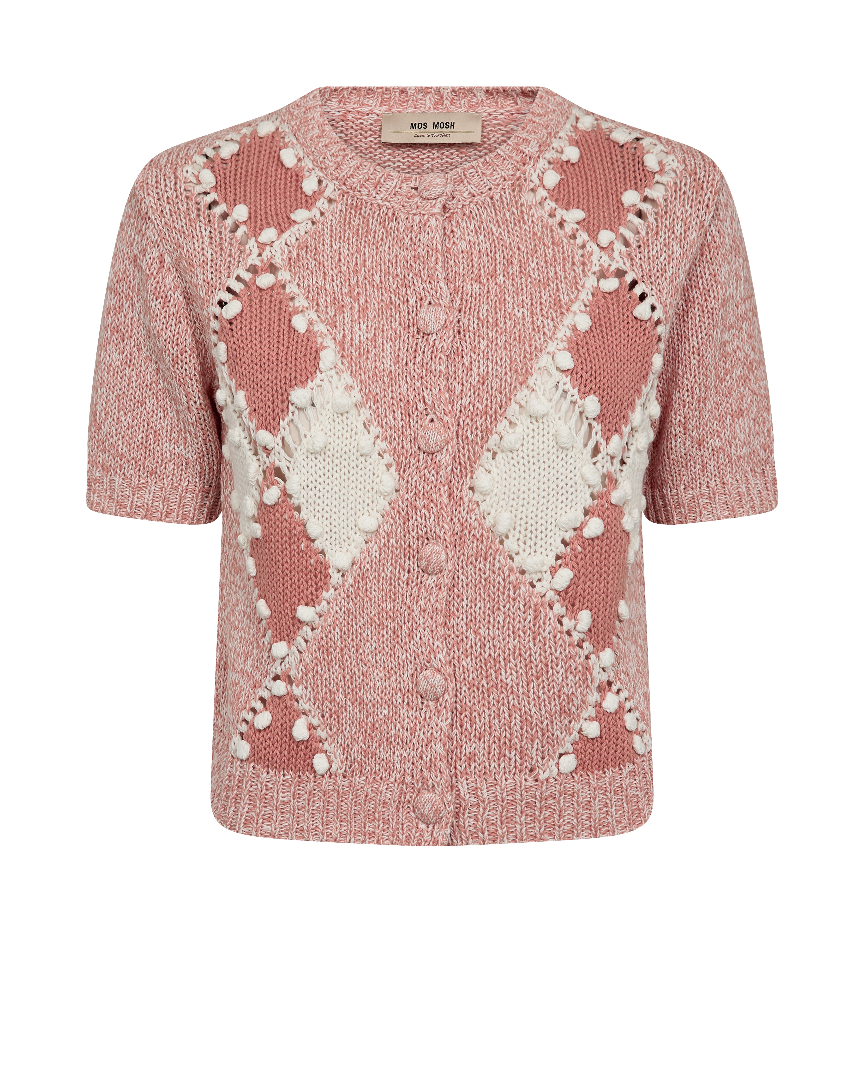 Elio SS Peachy Knit Cardigan - 177700