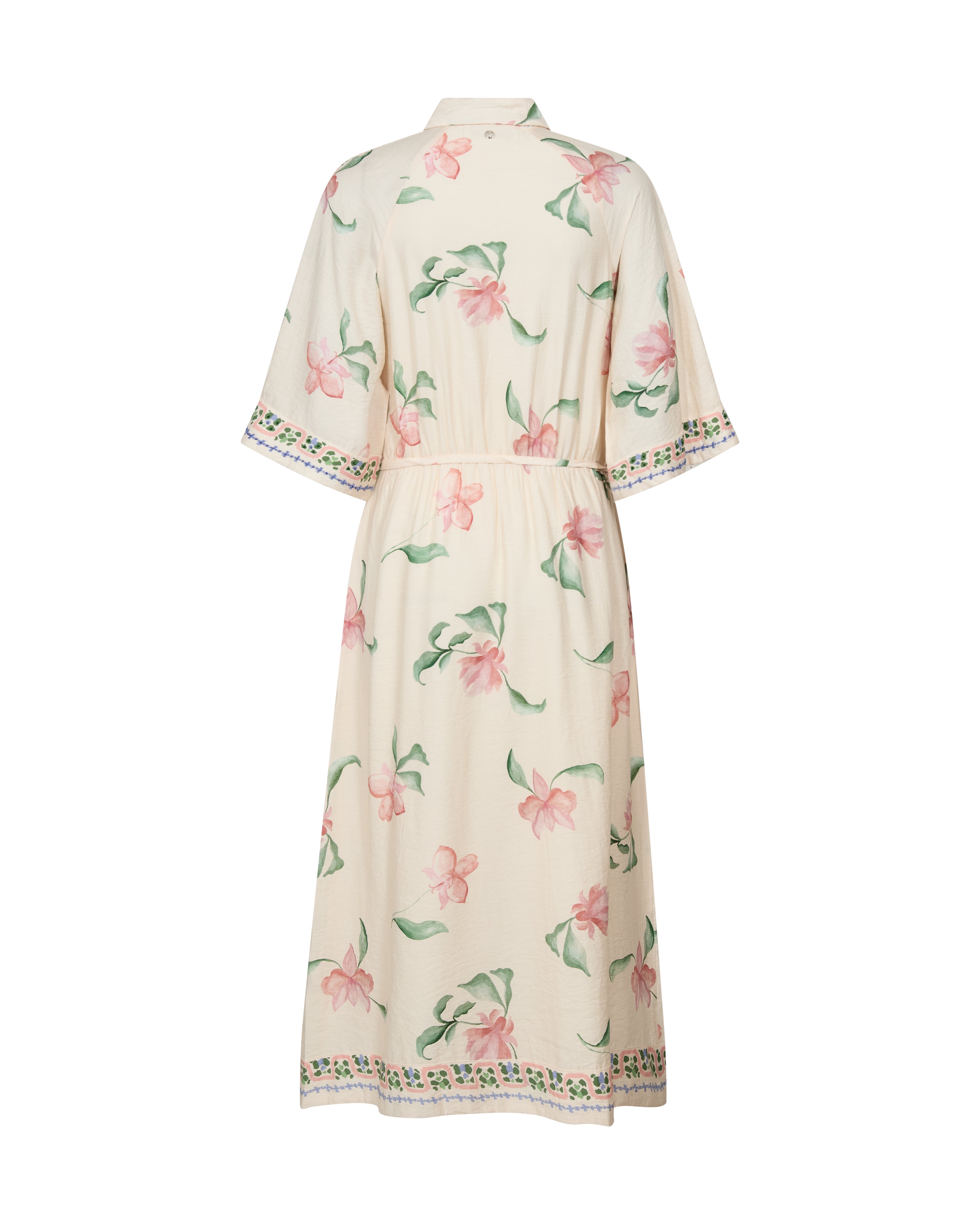 Bunno Big Orchid Ecru Dress - 177970